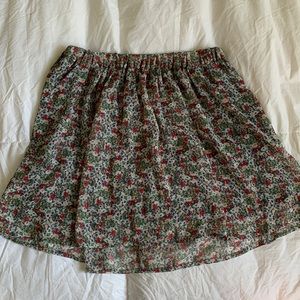 Floral Tennis Skirt